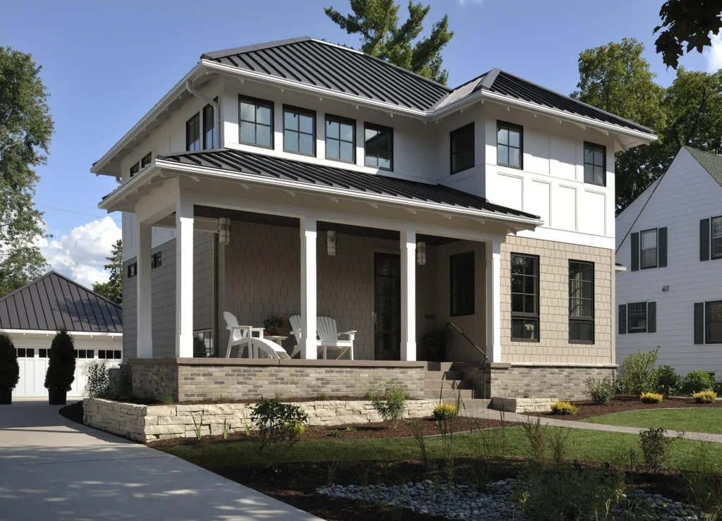 hip roof roofing